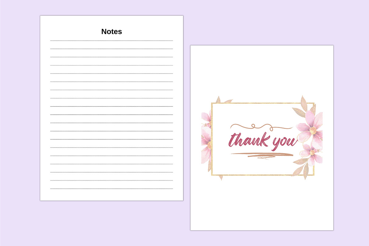 2026 Pregnancy Journal For Canva KDP, a Stationery Template by Shumaya (Photo 9 of 9)