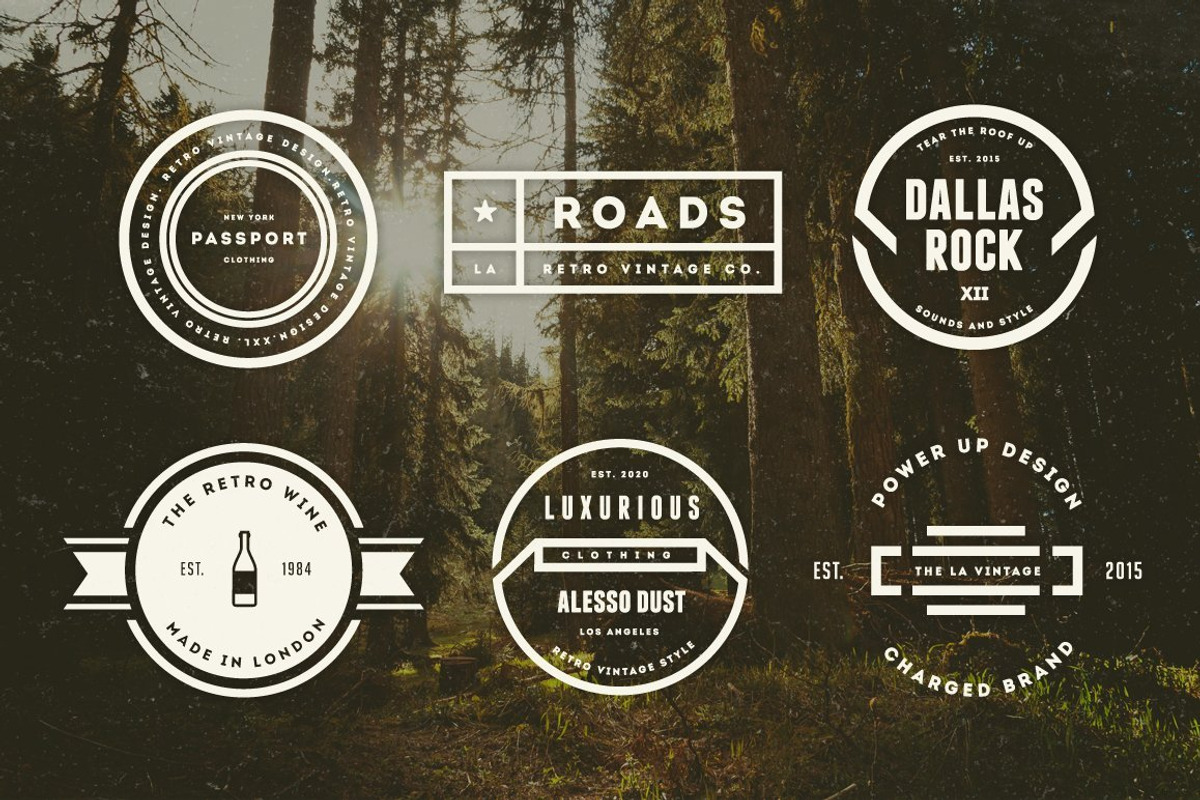 Vintage Logos Labels & Badges, a Branding & Logo Template by Design District (Photo 8 of 76)