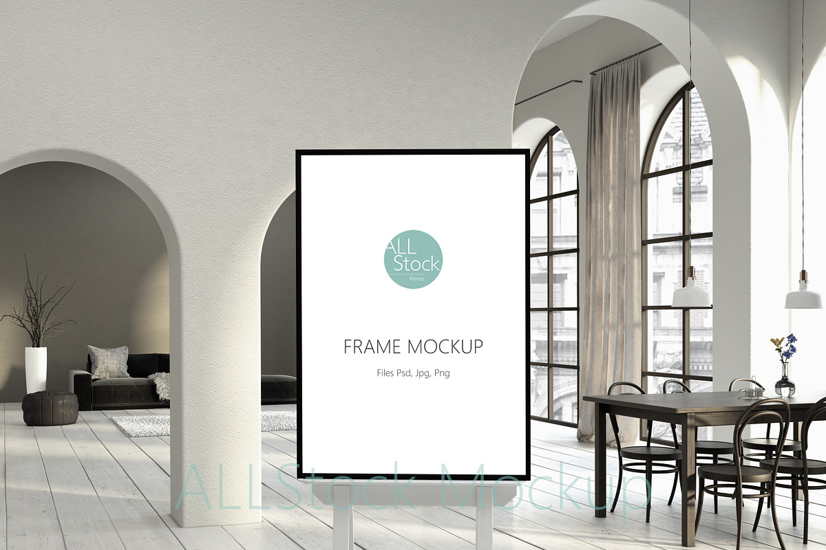 Living Room Mockup, a Presentation Template by Allstock (Photo 3 of 4)