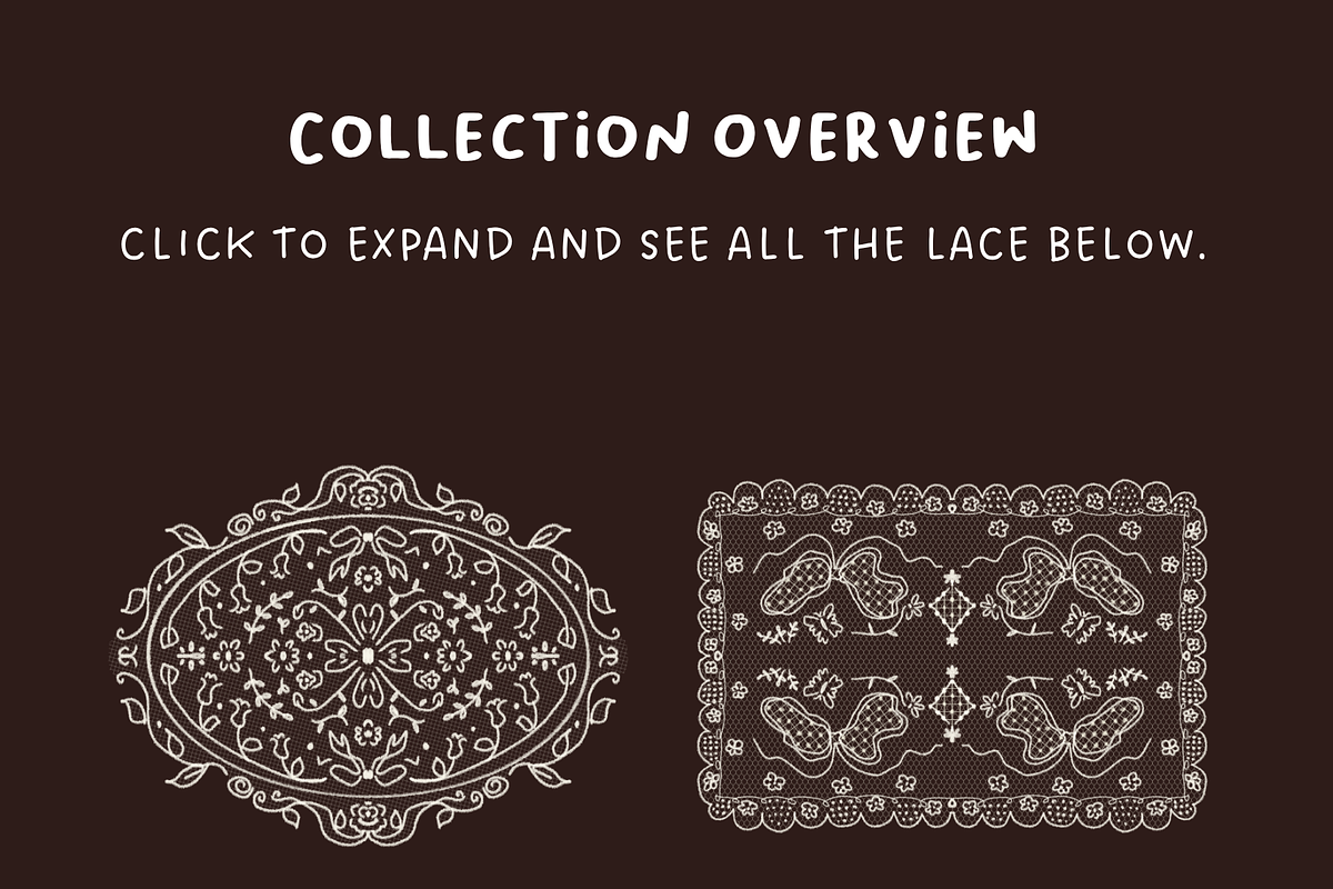 Meadow Heirloom – 55 Hand Drawn Lace, an Object Graphic by The Journey Atelier (Photo 4 of 22)
