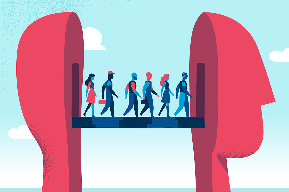 Bridge Connection #2, a Person Illustration by Hurcastock! (Photo 7 of 11)