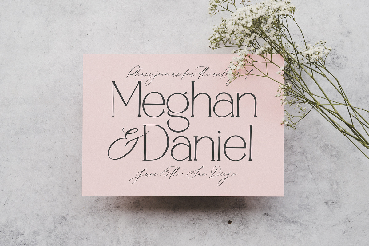 Rosemarie Dainty Serif, a Serif Font by Rachel Kick (Photo 10 of 12)