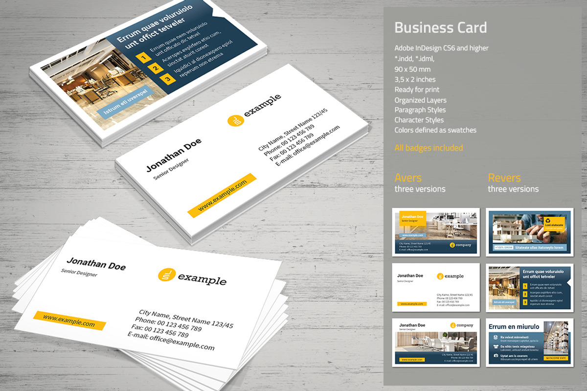 Business Card, a Business Card Template by MrTemplater (Photo 2 of 3)
