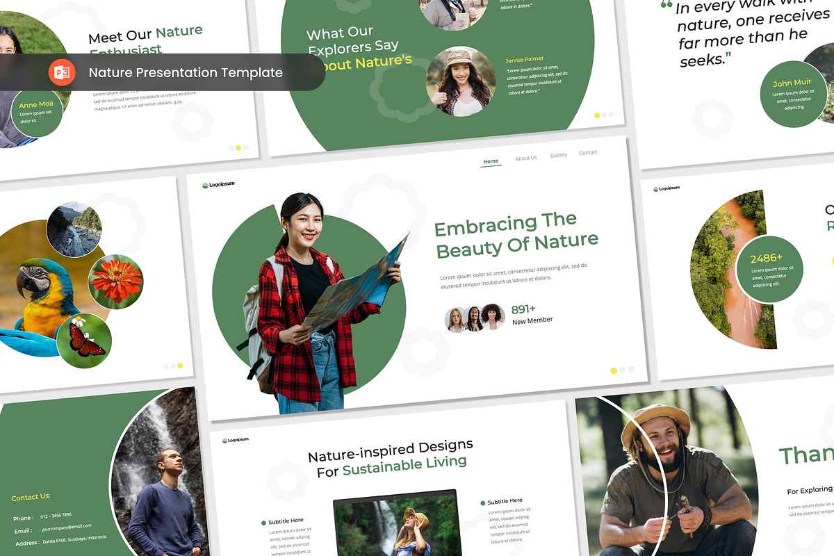 Nature Presentation Template PPT, a Presentation Template by Antstheme (Photo 1 of 2)