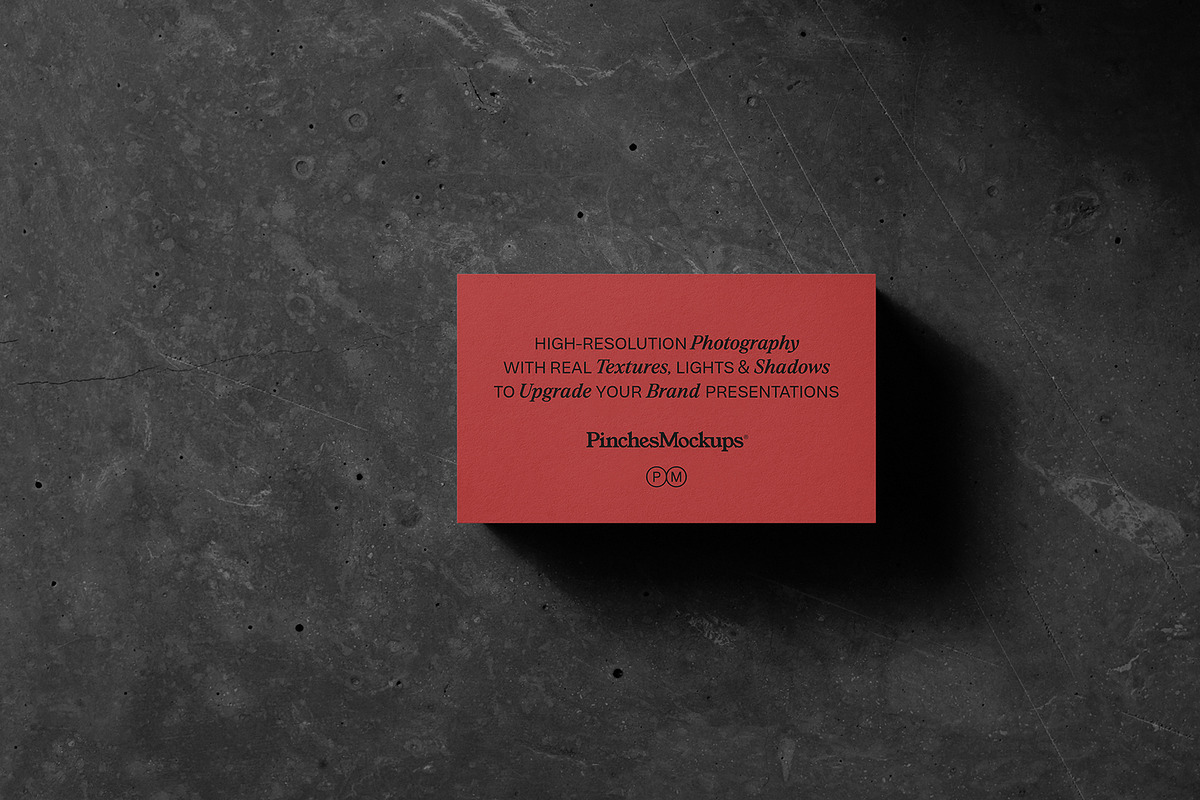 PM_BC/Ø2 - Business Card Mockup, a Print Template by PinchesMockups© (Photo 5 of 6)