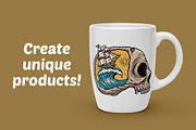 sailing on the ocean of horror, a Person Illustration by gunaonedesign (Thumbnail 2 of 5)
