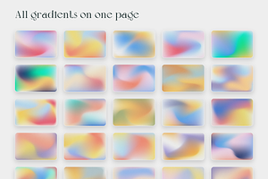 Pastel Gradients Collection