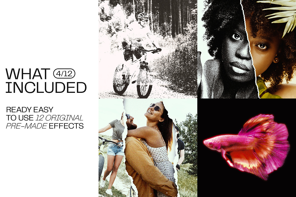 12 Photo Effect Templates, a Brushes & More by iDoodle Studio (Photo 3 of 6)