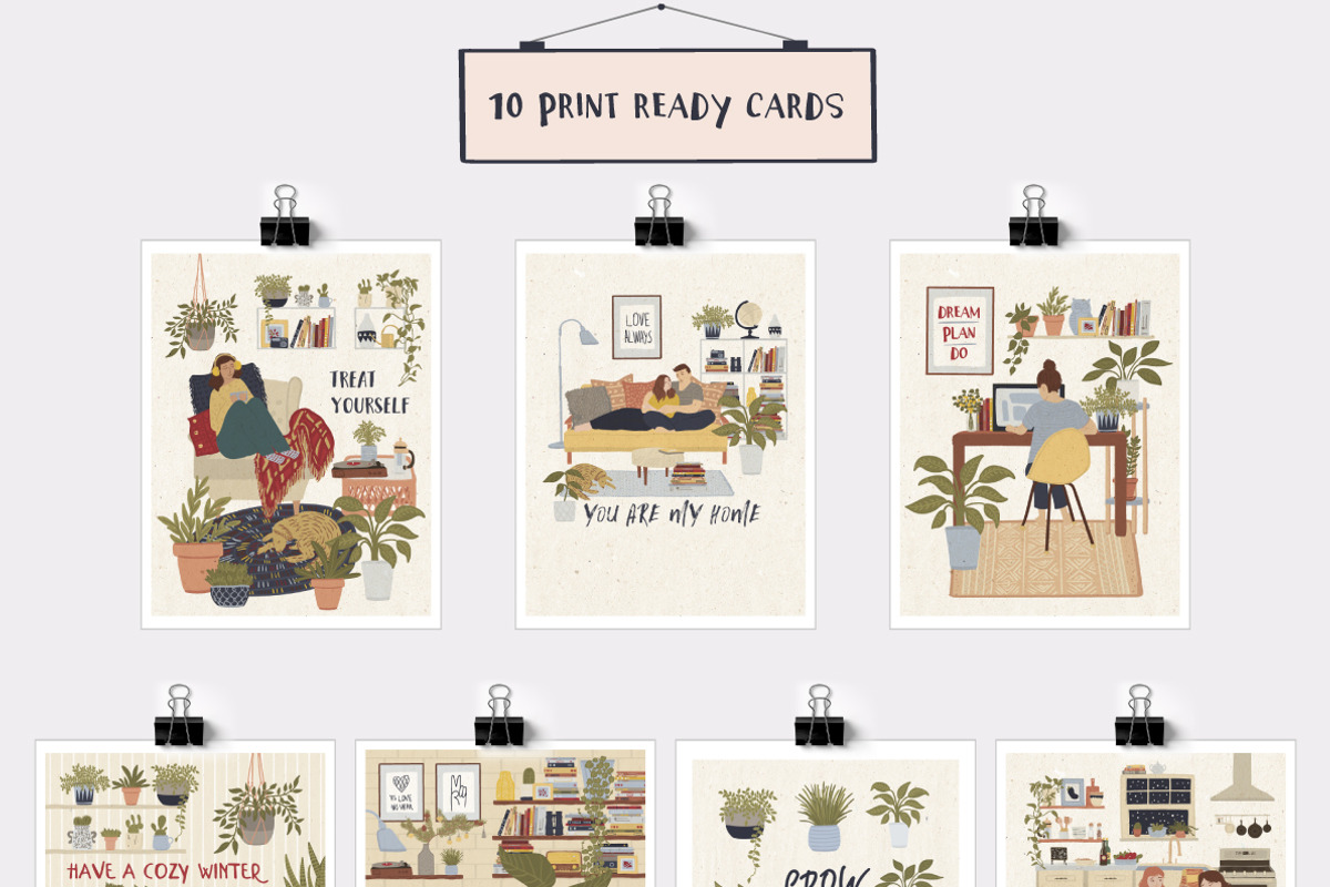 Illustrated Dreamy Home, a Decorative Illustration by Anna Ivanir (Photo 3 of 10)