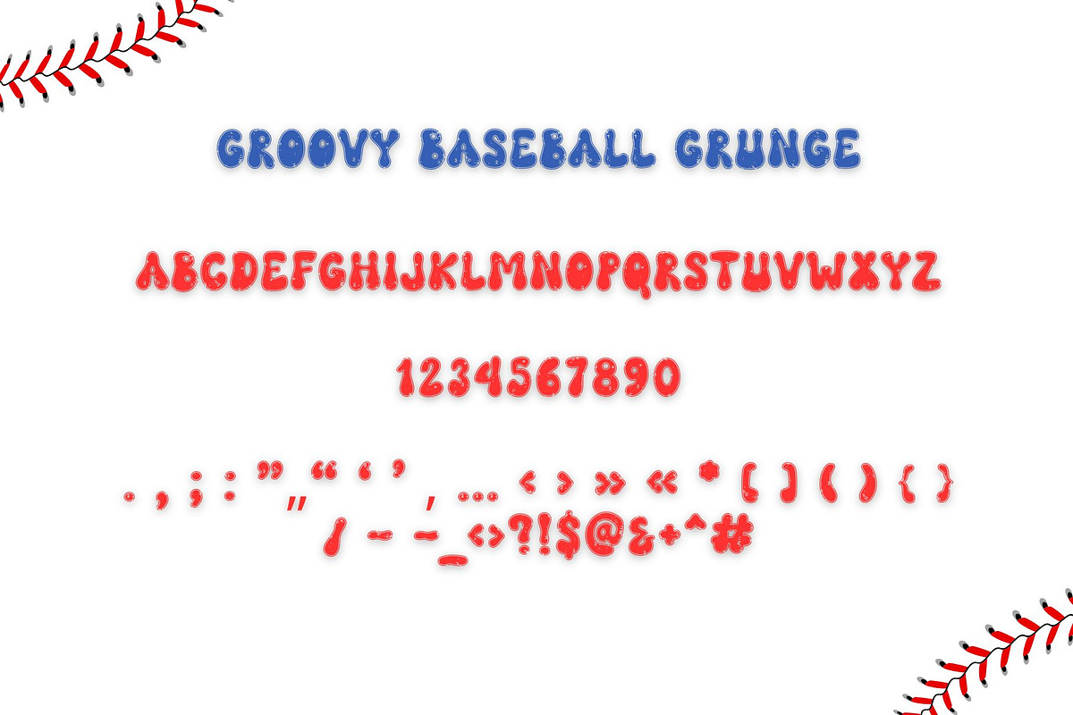 Groovy Baseball is a Groovy font, a Handwritten Font by Brown Cupple (Photo 9 of 10)