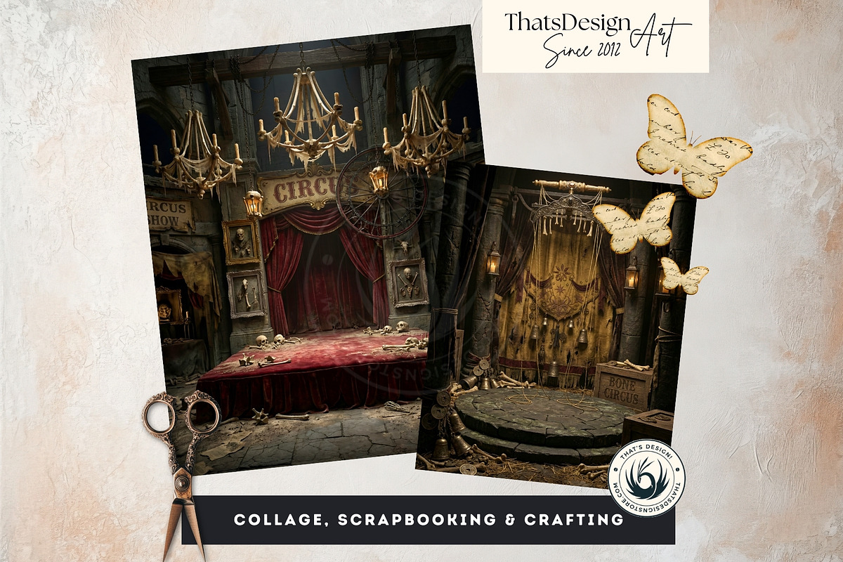 The Bone Circus Backdrops, a Background Graphic by ThatsDesignArt (Photo 8 of 13)