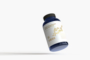 Vitamins | Supplement Bottle Mock-Up, a Cups & Container Mockup by TSOBG (Thumbnail 12 of 13)