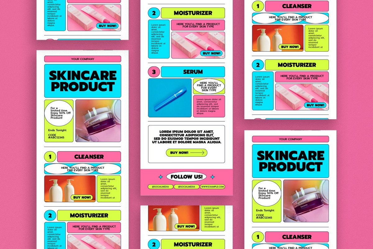 Skincare Product Newsletter preview 3