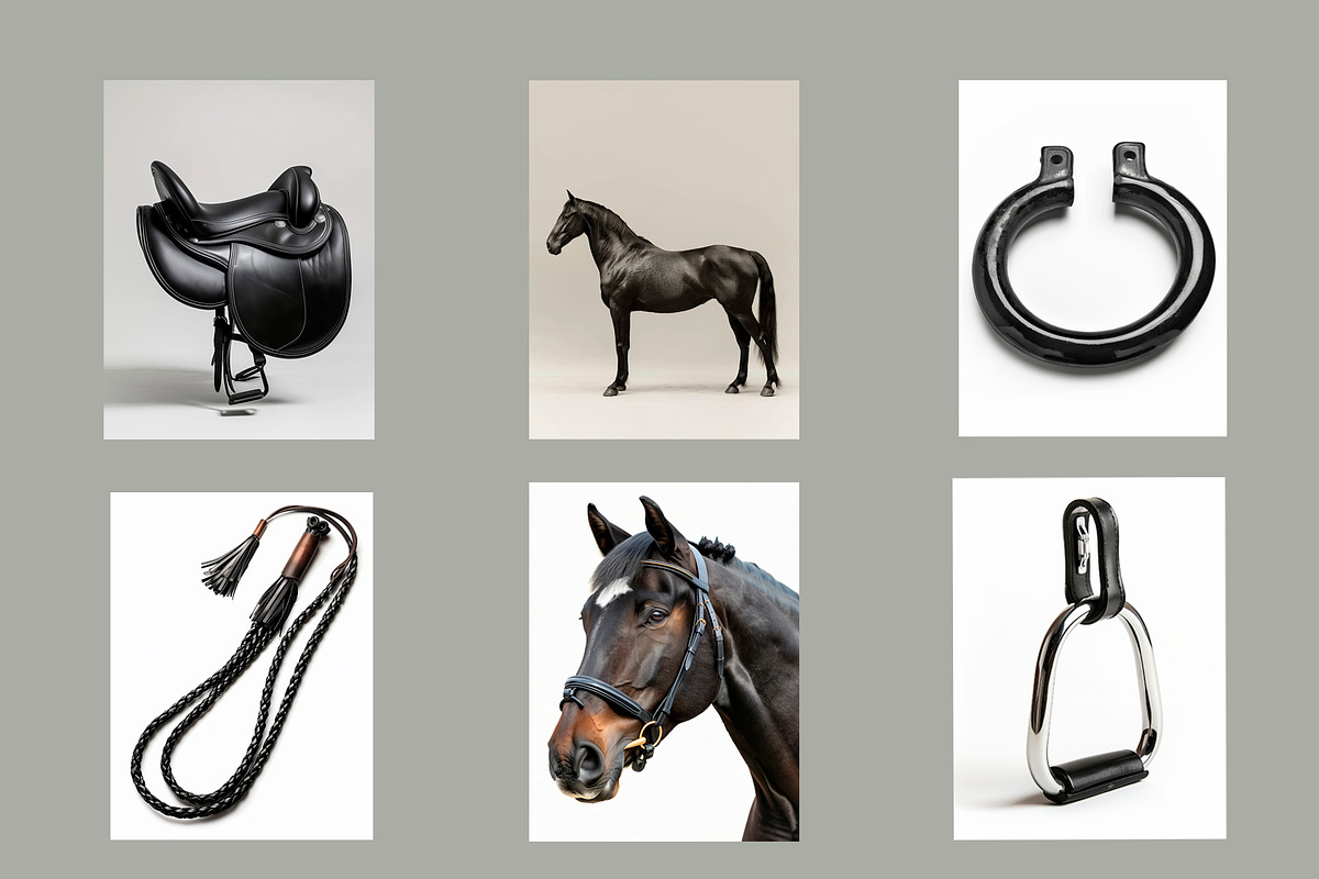 Horse Harmony — Minimalist Art Print, a Decorative Illustration by Vika_Softlife (Photo 2 of 4)