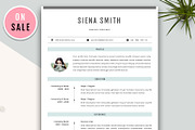 Resume Template CV Template -Word, a Resume Template by GResume (Thumbnail 1 of 7)