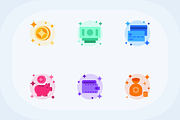 Color Money Icons, an Icon by Ruslan Babkin (Thumbnail 2 of 3)