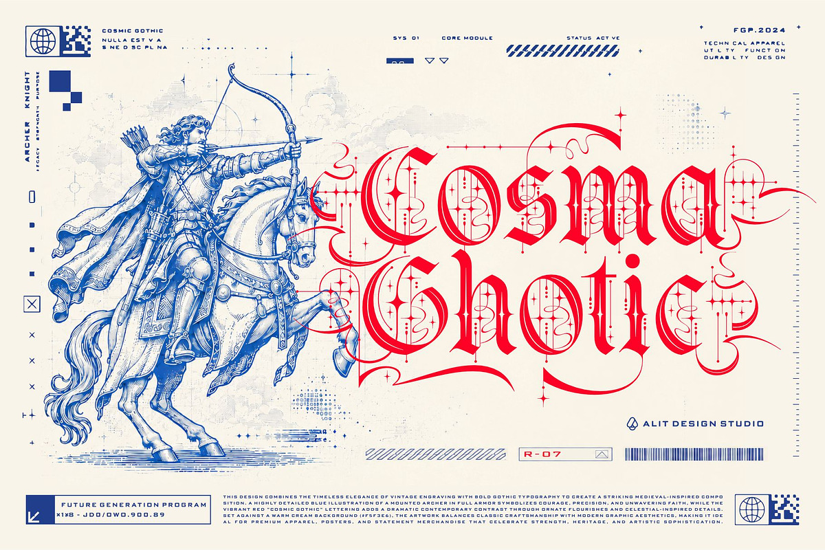 Strata magic Typeface, a Blackletter Font by alit design (Photo 5 of 17)