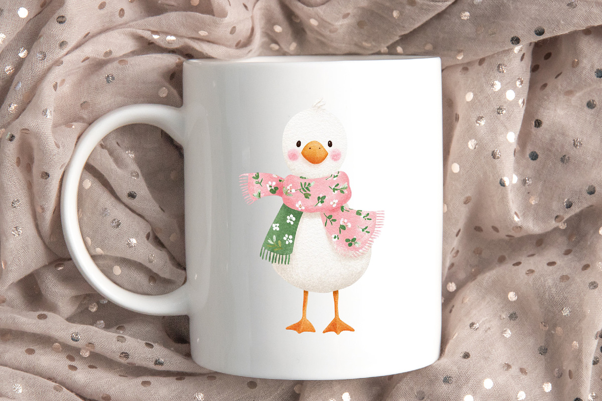 Spring Silly Goose Clipart, an Illustration by Designworld (Photo 4 of 10)