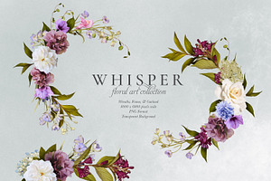 Whisper Floral Art Collection