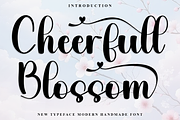 Cheerfull Blossom, a Handwritten Font by InermediaSTUDIO (Thumbnail 1 of 7)