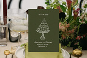Hand Drawn Tuscany Wedding Clipart, an Illustration by Calamar Studio (Thumbnail 13 of 23)