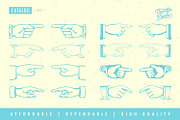 Hand Pointers & Indexes - BRMV 01, an Illustration by Thundr Co. (Thumbnail 3 of 12)