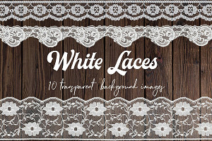 White Lace Borders Clipart, a Graphic by Norse Studio
