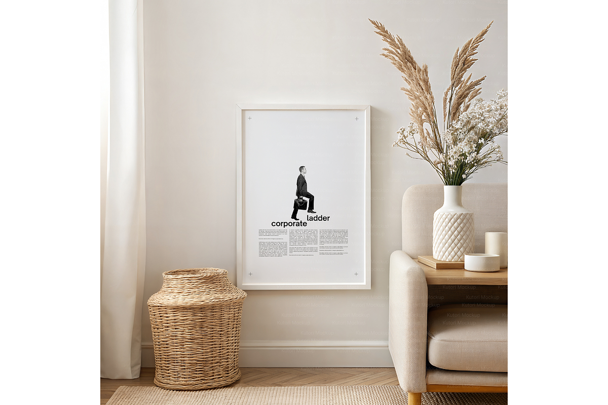 Modern Neutral Frame Mockup, a Product Mockup by MockupWizard (Photo 5 of 5)