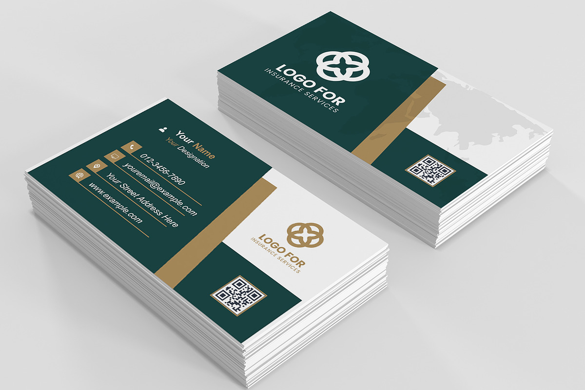 Editable Clean Business Card PSD preview 2