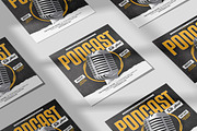 Talk Show Podcast Flyer, a Flyer Template by MnGfx (Thumbnail 2 of 4)