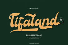 Tifaland | Bold Script Font