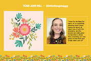 Folksy Wreaths & Bouquets Templates, an Illustration by On the Mark Designs (Thumbnail 14 of 16)