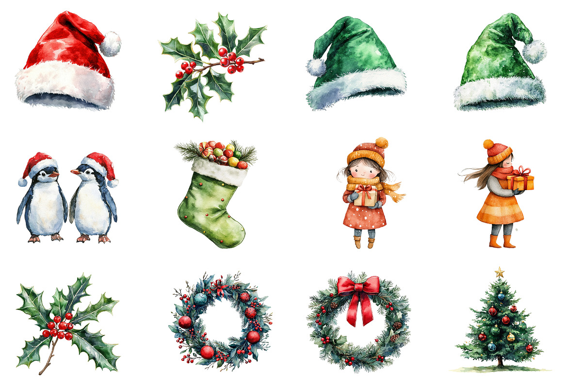 Christmas Clipart, an Illustration by Designworld (Photo 2 of 6)