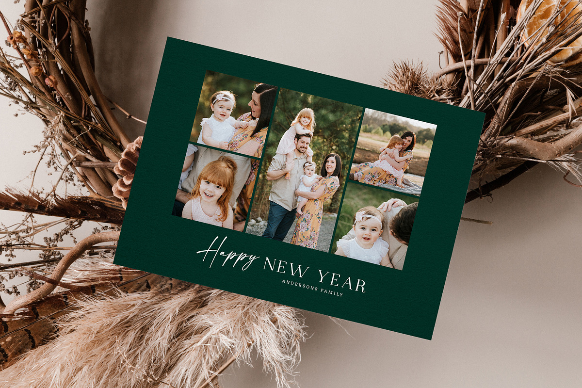 Christmas Card Template CD200, a Card Template by Salsal Design (Photo 1 of 4)