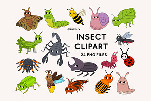 Bugs And Insect Clipart - Swiitery