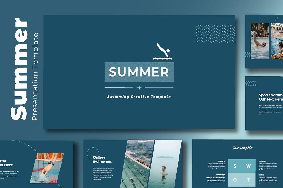 Summer Keynote Template, a Presentation Template by Overcloud (Photo 1 of 4)