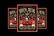 Death Metal Satanic Poster Flyer, a Flyer Template by Muhamad Iqbal hidayat (Thumbnail 1 of 4)