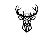 Artistic Geometric Deer Head Bundle, an Illustration by yasushie (Thumbnail 27 of 31)