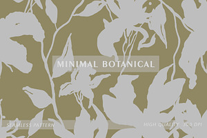 MINIMAL BOTANICAL PATTERN