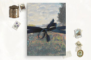 Claude Monet Printable Vellum, an Invitation Template by SilverJoyAtelier (Thumbnail 1 of 2)
