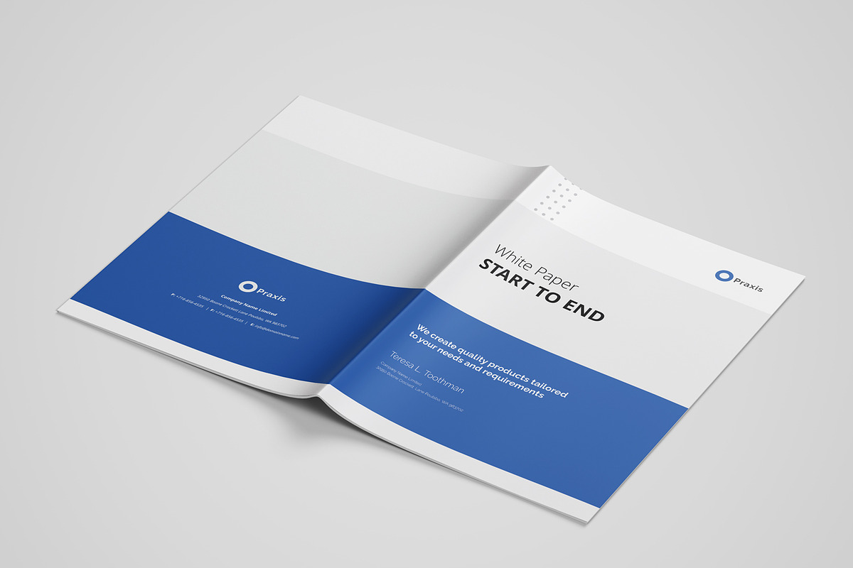 White paper template indesign, a Brochure Template by azadcsstune (Photo 18 of 18)