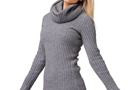 Enjoying the comfort of good quality knitwear, a Photo by Peopleimages.com