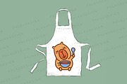 Cute Kawaii Capybara with Food, an Animal Illustration by Palau (Thumbnail 4 of 12)