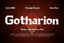 Gotharion - Modern Blackletter Font