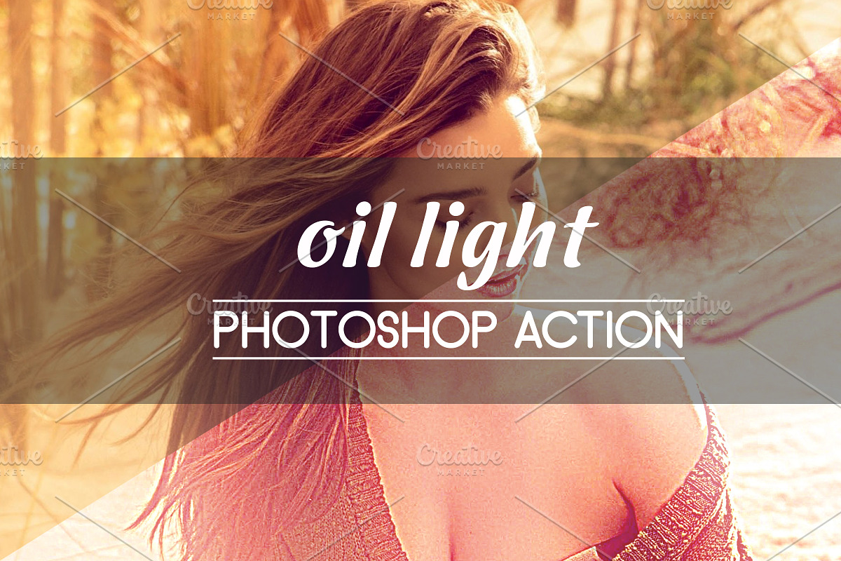 Oil Light Photoshop Action preview 6