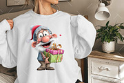 Christmas Grandma & Grandpa Clipart, an Illustration by OK Design (Thumbnail 5 of 6)