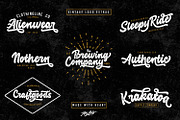 Advocate Script 4 Style + Extras, a Script Font by Masanis (Thumbnail 14 of 15)