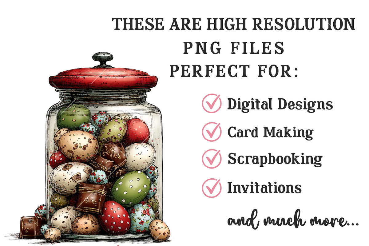 Whimsical Easter PNG Clipart, an Illustration by OK Design (Photo 4 of 6)