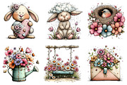 Whimsical Spring Clipart Bundle, an Illustration by Dream Creation (Thumbnail 7 of 7)