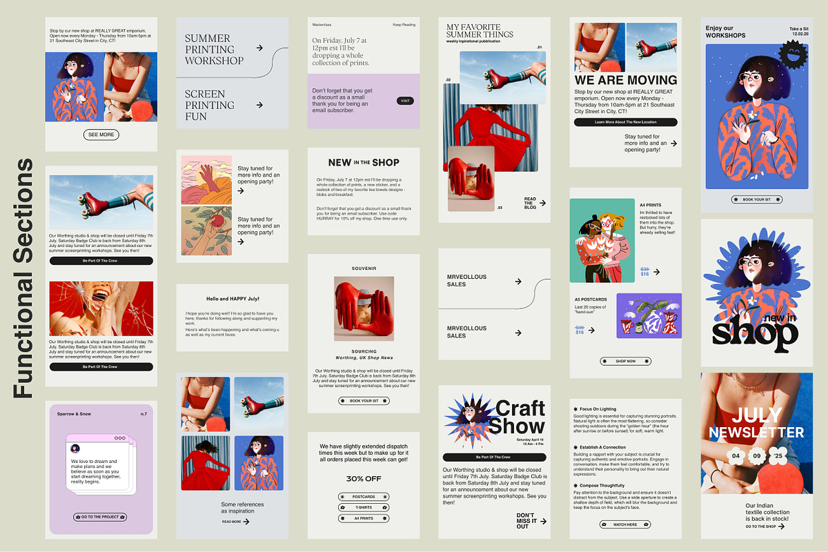 Liquorice Newsletter Templates, an Email Template by Sparrow & Snow (Photo 14 of 17)